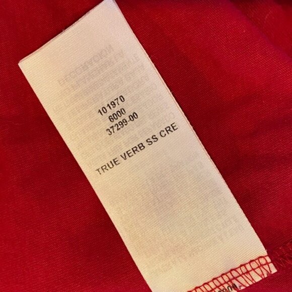 True Religion Men's True Verb Scatter Tee T-Shirt - Ruby Red - Picture 11 of 11